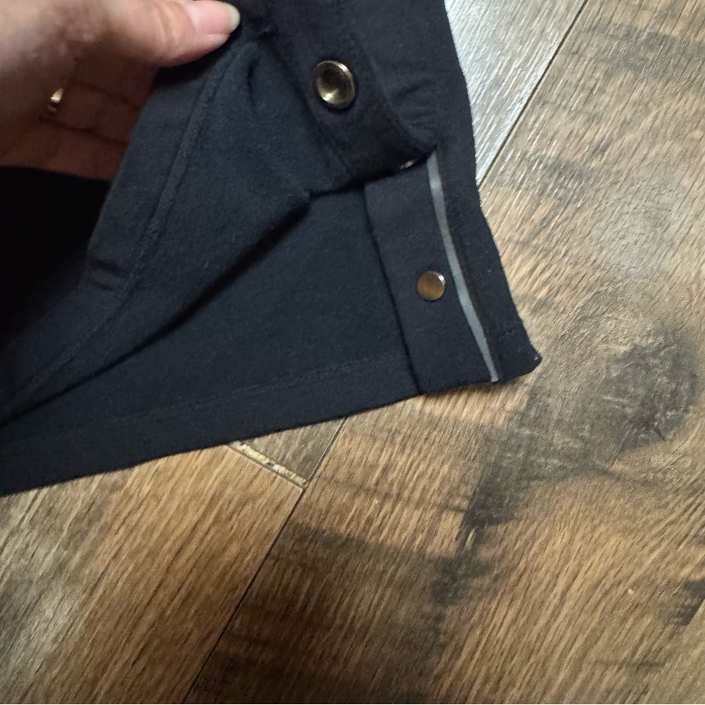 Athleta Black Cozy Fleece Hoodie Dress - Picture 2 of 6